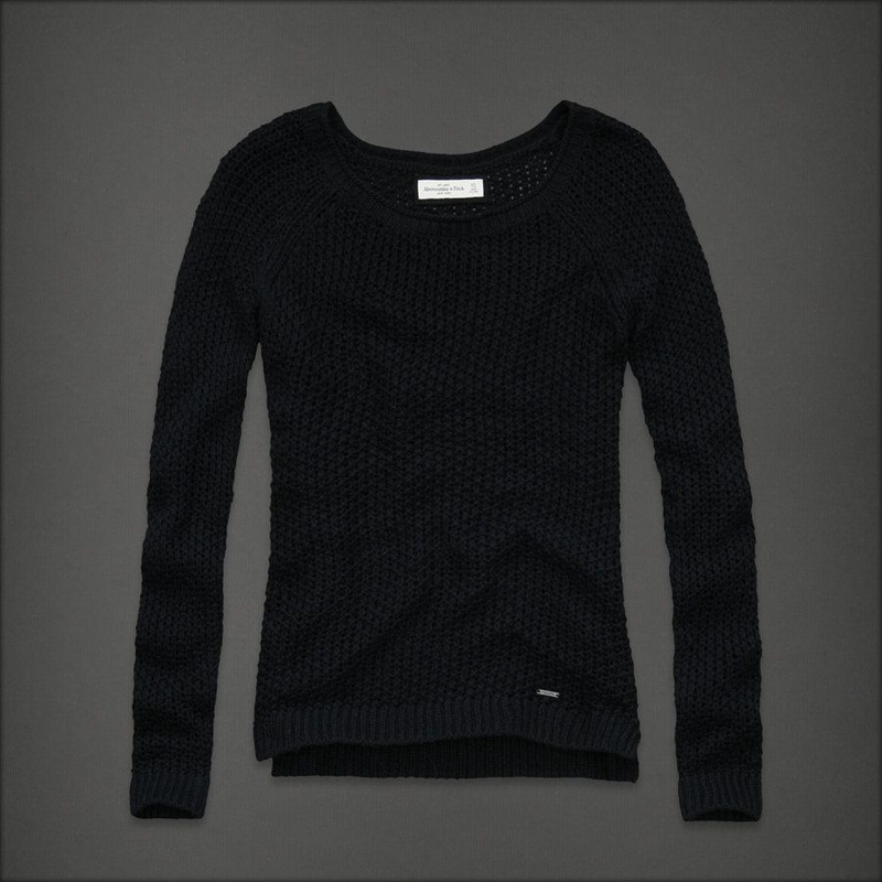 Abercrombie Fitch Mujeres Red De Cuadrícula Jersey AF8317 Abercrombie Fitch Mujeres Red De Cuadrícula Jersey AF8317